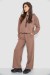 Спортивный костюм женский двухнитка, цвет мокко, 252R500