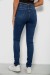 Джинсы женские однотонные Skinny, цвет темно-синий, 244R2001-B Джинсы женские однотонные Skinny, цвет темно-синий, 244R2001-B