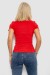 Сорочка жіноча однотонна, колір червоний, 230R068-1 Сорочка жіноча однотонна, колір червоний, 230R068-1