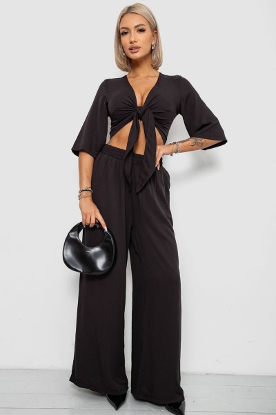 Костюм жіночий, колір чорний, 258R270