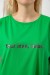 Футболка жіноча з принтом, колір зелений, 244R3016