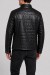 Куртка мужская однотонная экокожа, цвет черный, 214R506 Куртка мужская однотонная экокожа, цвет черный, 214R506