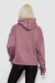 Худи женский с капюшоном на флисе, цвет сливовый, 257R335
