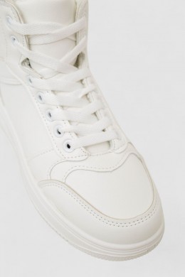 Кроссовки женские зимние на меху, цвет белый, 248RAJ04