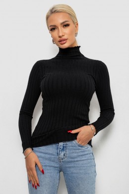 Гольф женский однотонный, цвет черный, 204R040