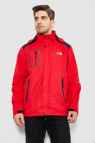 Куртка мужская демисезонная с капюшоном, цвет красный, 244RL-2515AL