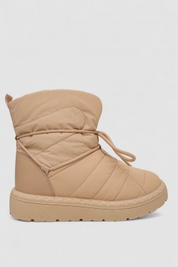 Дутики жіночі зимові на хутрі, колір бежевий, 248RFM100-5