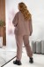 Спортивный костюм женский на флисе, цвет мокко, 257R90
