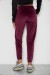 Спортивні штани велюрові жіночі на флісі, колір бордовий, 238R58648
