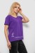 Футболка женская с принтом, цвет фиолетовый, 244R2304-5