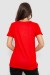 Футболка женская с принтом, цвет красный, 244R502 Футболка женская с принтом, цвет красный, 244R502