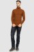 Свитер мужской, цвет коричневый, 161R1034 Свитер мужской, цвет коричневый, 161R1034