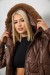 Куртка женская зимняя короткая, цвет коричневый, 244R865