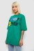 Футболка жіноча з принтом, колір зелений, 244R2803