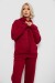 Спортивный костюм женский на флисе, цвет бордовый, 247R2039 Спортивный костюм женский на флисе, цвет бордовый, 247R2039