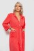 Халат жіночий домашній в горошок, колір кораловий, 257R334 Халат жіночий домашній в горошок, колір кораловий, 257R334