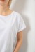 Футболка женская однотонная, цвет белый, 244R2300