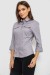 Сорочка жіноча однотонна, колір сірий, 230R068-7 Сорочка жіноча однотонна, колір сірий, 230R068-7