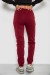 Спортивные штаны женские на флисе, цвет бордовый, 238R58600