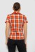 Рубашка женская в клетку, цвет оранжевый, 230R061-11 Рубашка женская в клетку, цвет оранжевый, 230R061-11