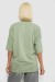 Футболка женская с принтом, цвет оливковый, 244R6005