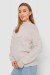 Светр жіночий вовняний, колір світло-бежевий, 244R0390