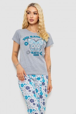 Пижама женская, цвет серый, 243R2528