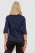 Блуза однотонная, цвет синий, 230R96-15 Блуза однотонная, цвет синий, 230R96-15