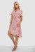 Платье софт с принтом, цвет розовый, 230R1111 Платье софт с принтом, цвет розовый, 230R1111
