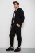 Спортивный костюм мужской из турецкой трехнити на флисе., цвет черный, 238R165