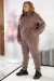Спортивный костюм женский на флисе, цвет мокко, 257R90