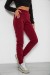Спортивные штаны женские на флисе, цвет бордовый, 238R58600