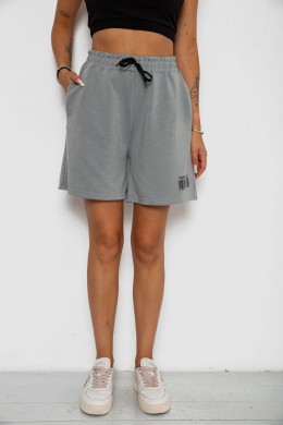 Шорти жіночі з принтом, колір сірий, 238R132