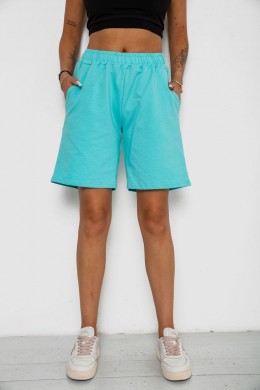 Шорти жіночі однотонні  -уцінка, колір блакитний, 238R57820-U-6