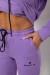 Спортивный костюм женский двухнитка, цвет сиреневый, 214R1419-002