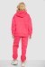 Спортивный костюм женский на флисе, цвет розовый, 247R10765