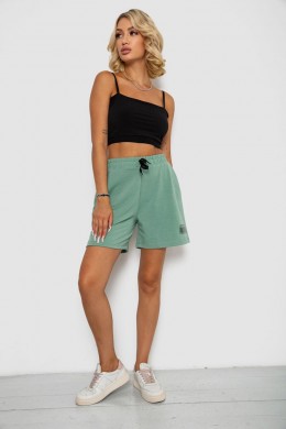 Шорти жіночі з принтом, колір оливковий, 238R132