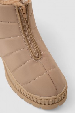 Дутики жіночі зимові на хутрі, колір бежевий, 248RCX1740-6