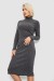 Платье повседневное утепленное, цвет грифельный, 257R115