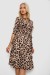 Платье софт с принтом, цвет бежево-коричневый, 230R1011-7 Платье софт с принтом, цвет бежево-коричневый, 230R1011-7