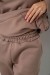 Спортивний костюм жіночий на флісі, колір темно-бежевий, 257R85 Спортивний костюм жіночий на флісі, колір темно-бежевий, 257R85