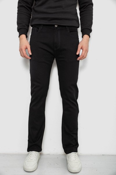 Джинсы мужские, цвет черный, 244RW21