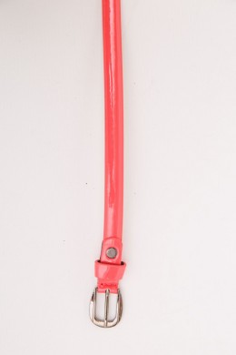 Ремень женский лаковый, цвет розово-серебристый, 196RL1510W79