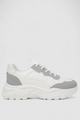 Кросівки жіночі, колір біло-сірий, 248RA90