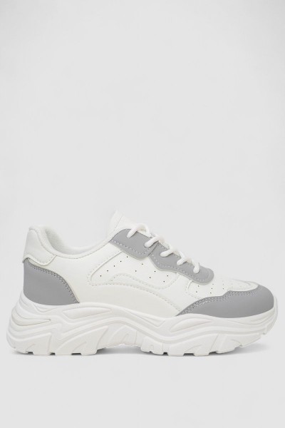 Кросівки жіночі, колір біло-сірий, 248RA90