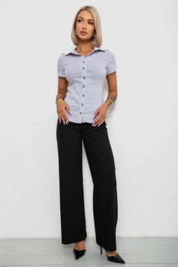 Рубашка классическая в полоску, цвет серый, 230R668