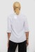Блуза однотонная, цвет белый, 230RR-96-1 Блуза однотонная, цвет белый, 230RR-96-1