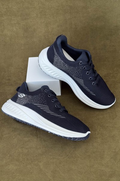 Кроссовки мужские текстильные, цвет синий, 244RJ1077