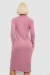 Платье повседневное утепленное, цвет пудровый, 257R115