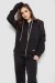 Спортивный костюм женский на флисе, цвет черный, 244R1555